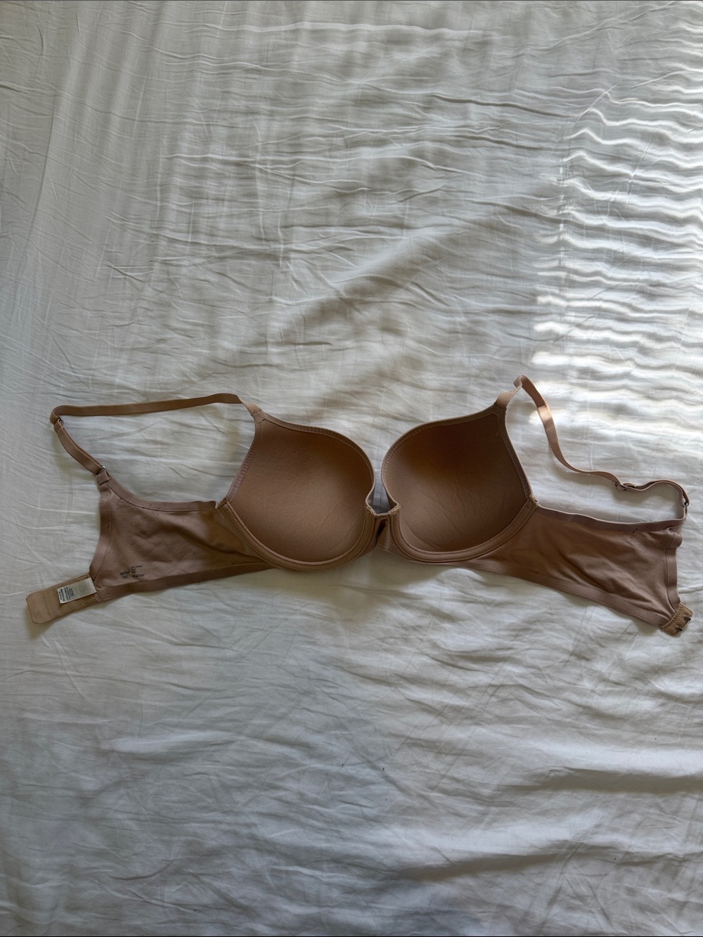 Aerie Smooth Demi Push-Up Bra in Beige